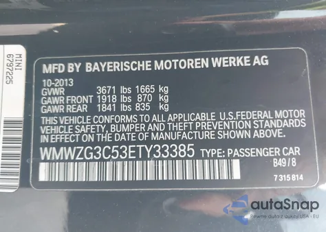 2014 Mini Clubman Cooper S z USA, uszkodzony, nr VIN WMWZG3C53ETY33385